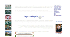 Desktop Screenshot of laparoskopie.ch